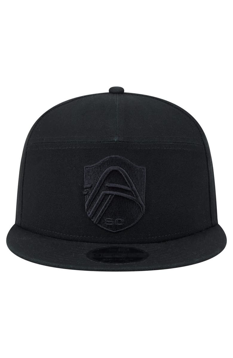 New Era Men's New Era Black St. Louis City SC Canvas Camp 9FIFTY Snapback Hat, Alternate, color, Black