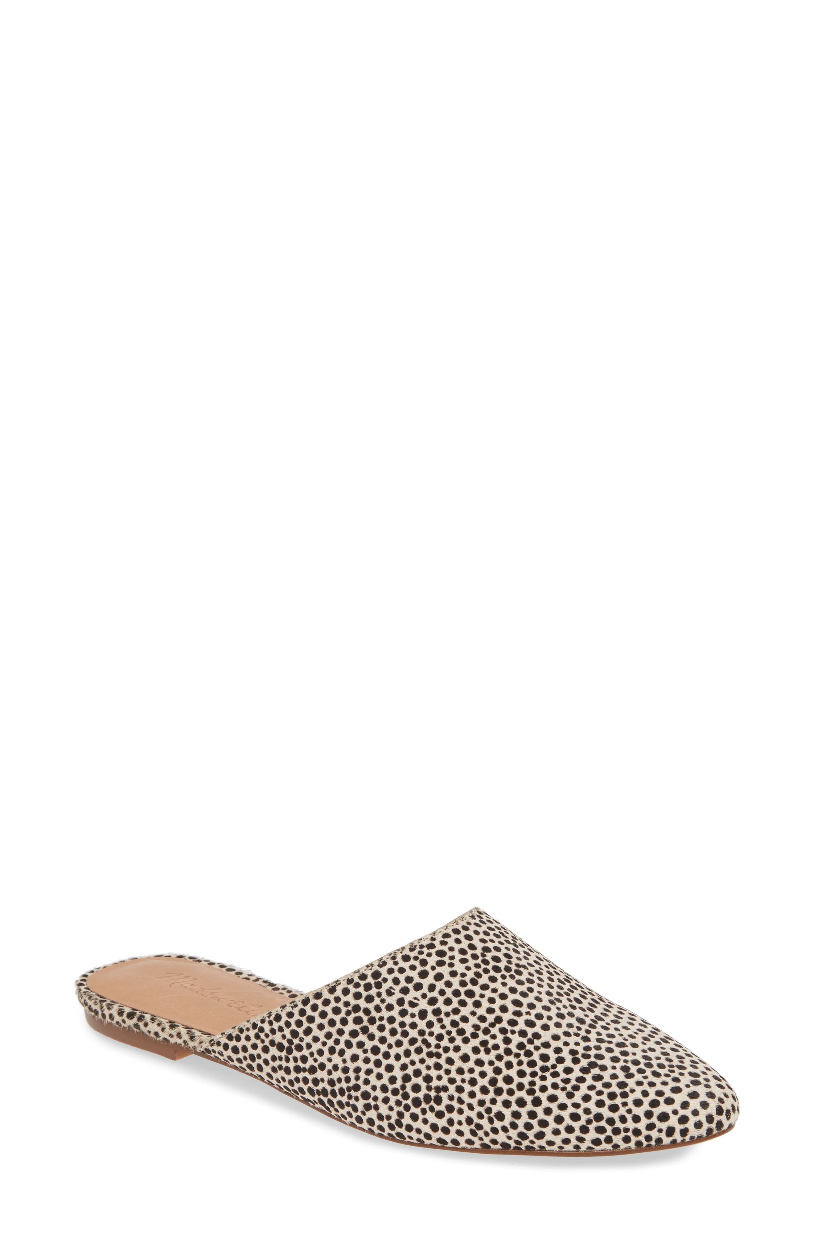 Remi Genuine Calf Hair Mule, Main, color, SPOTTY HAIRCALF