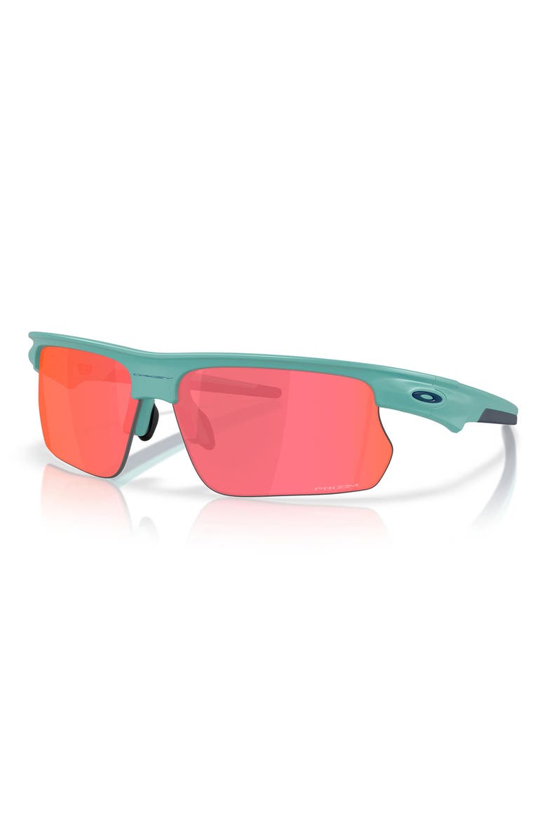 Bisphera 68mm Prizm™ Gradient Oversize Rectangular Sunglasses, Alternate, color, BLUE