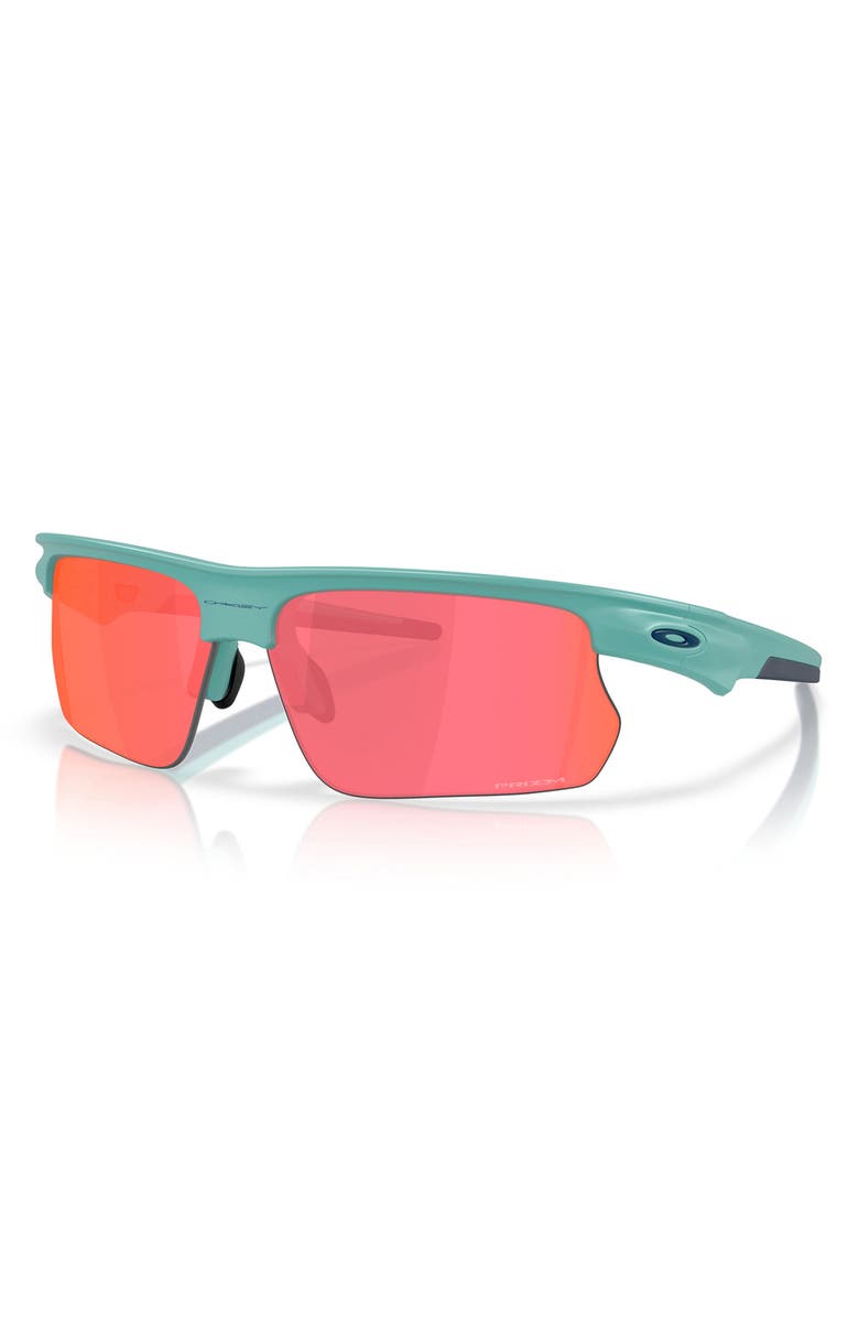 Oakley Bisphera 68mm Prizm<sup>™</sup> Gradient Oversize Rectangular Sunglasses, Alternate, color, Blue