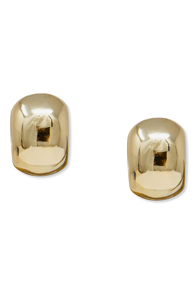Classique Wide Hoop Earrings, Main, color, YELLOW GOLD