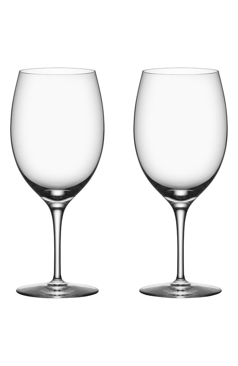 Orrefors Premier Set of 2 Cabernet Glasses, Main, color,