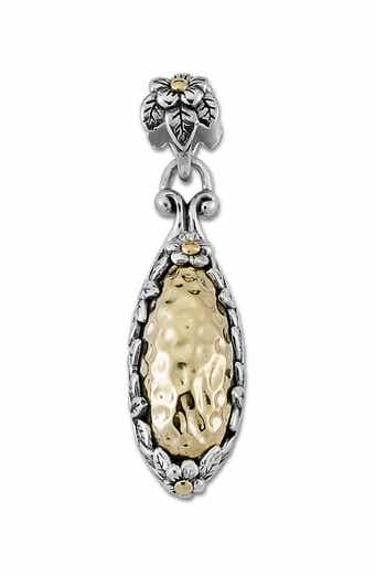 Hammered Floral Pendant