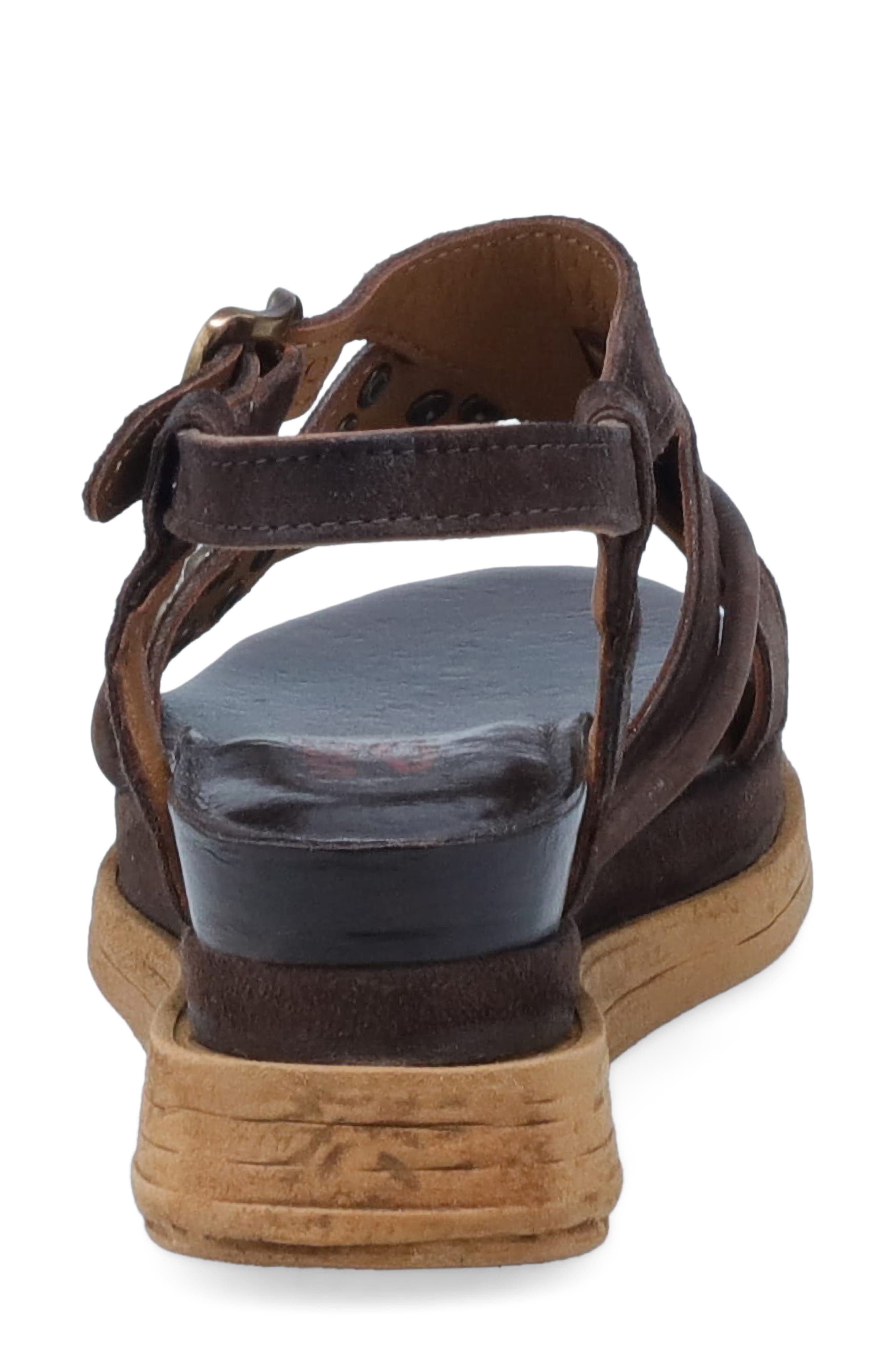 Lowman Platform Sandal, Alternate, color, BROWN