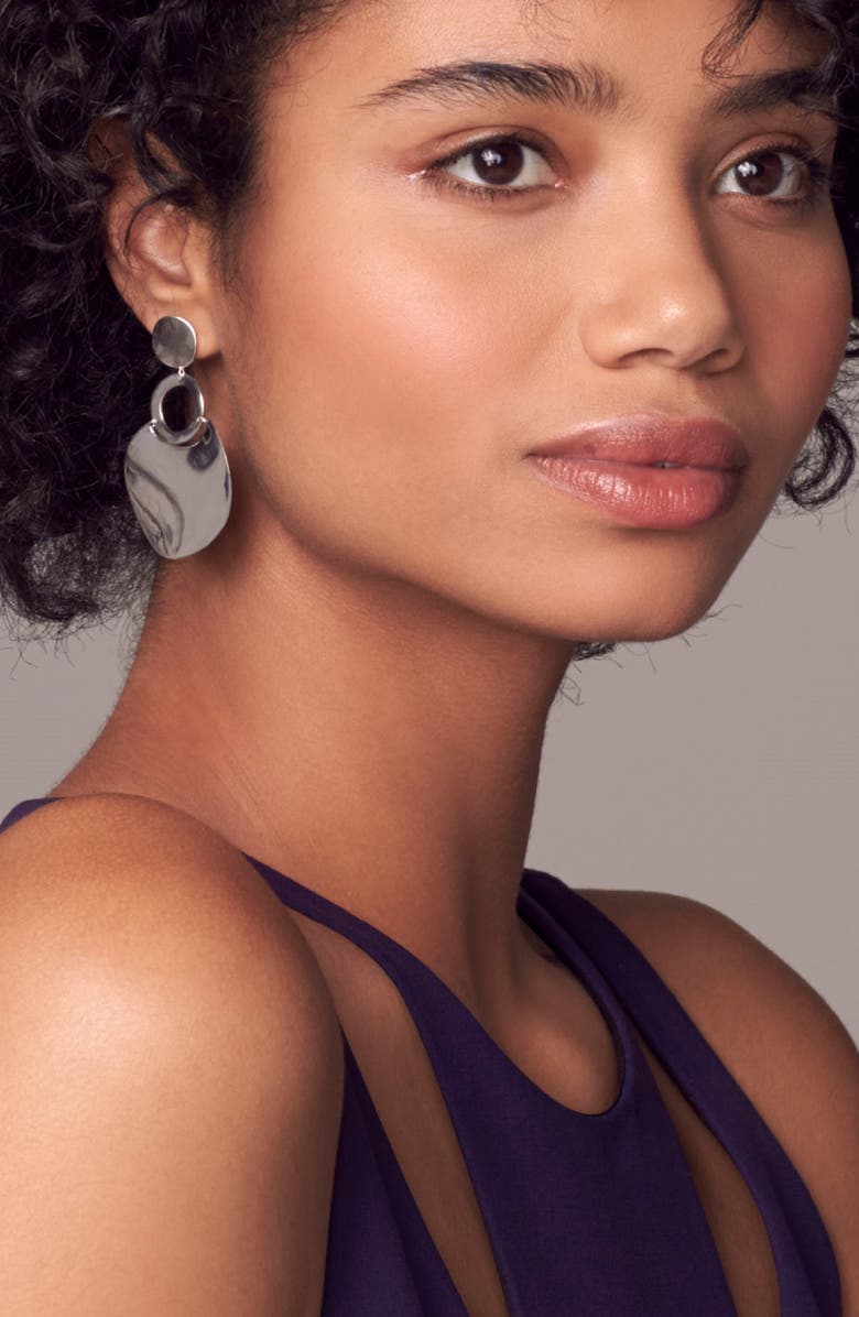 Ippolita Classico Wavy Disc Drop Earrings, Alternate, color, 