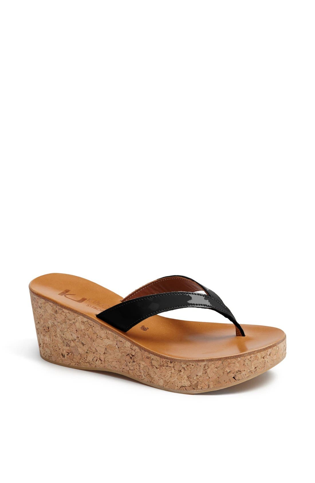 K.Jacques St. Tropez 'Diorite' Wedge Sandal, Main, color, 
