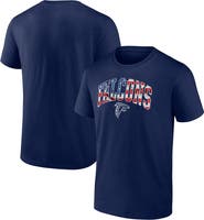 FANATICS Men's Fanatics Branded Navy Atlanta Falcons Banner Wave Logo T-Shirt