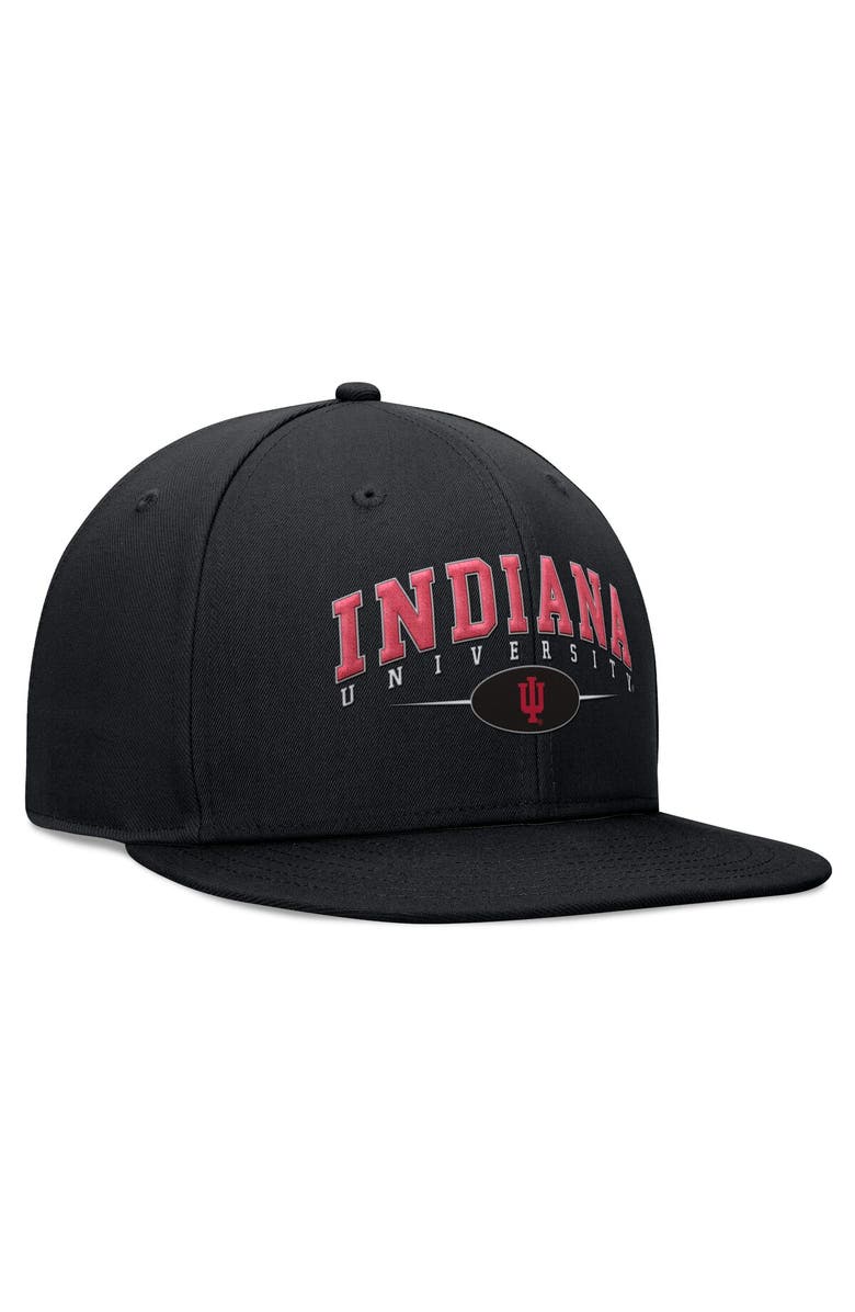 TOP OF THE WORLD Men's Top of the World Black Indiana Hoosiers Bullpen Snapback Hat, Alternate, color, Black