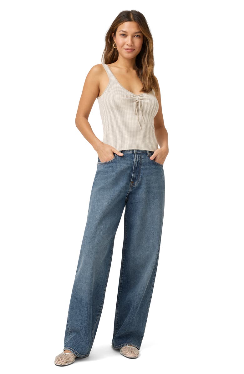 Splendid Saige Stripe Sweater Tank, Alternate, color, Fawn Stripe