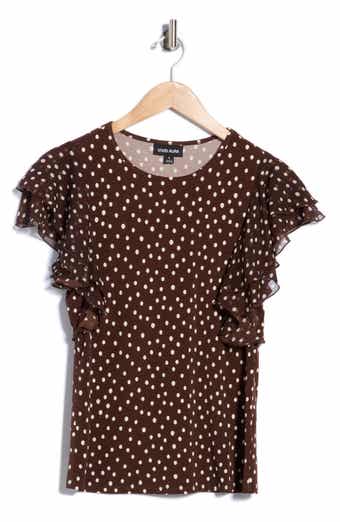 Ruffle Sleeve A-Line Top