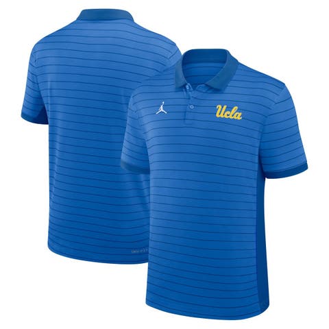 Men's Jordan Brand Blue UCLA Bruins 2025 Early Season Coaches Sideline Victory Stripe Performance Polo