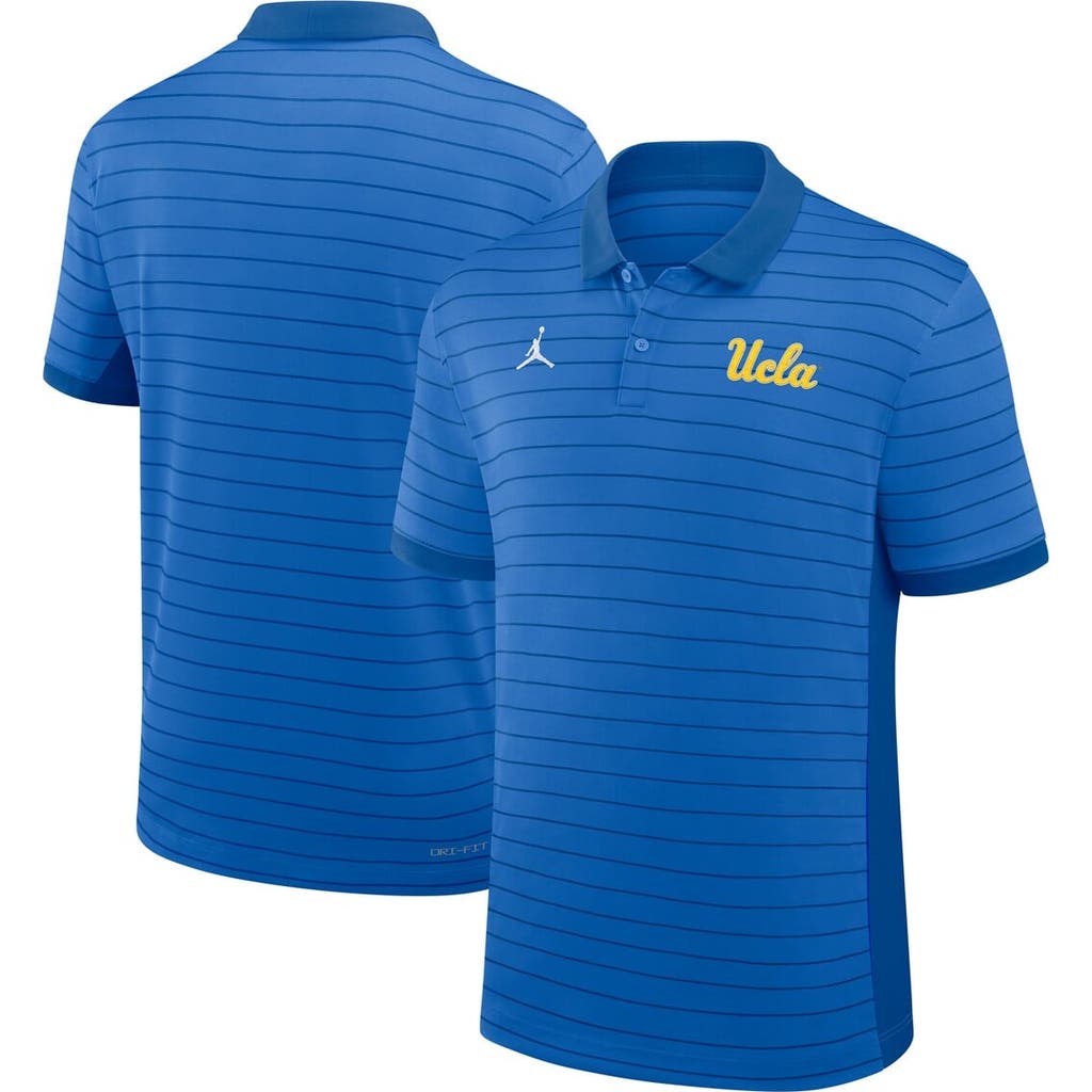 Shop Jordan Brand Blue Ucla Bruins 2025 Early Season Coaches Sideline Victory Stripe Performance Polo
