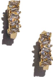 Child of Wild Serena Cubic Zirconia Huggie Hoop Earrings