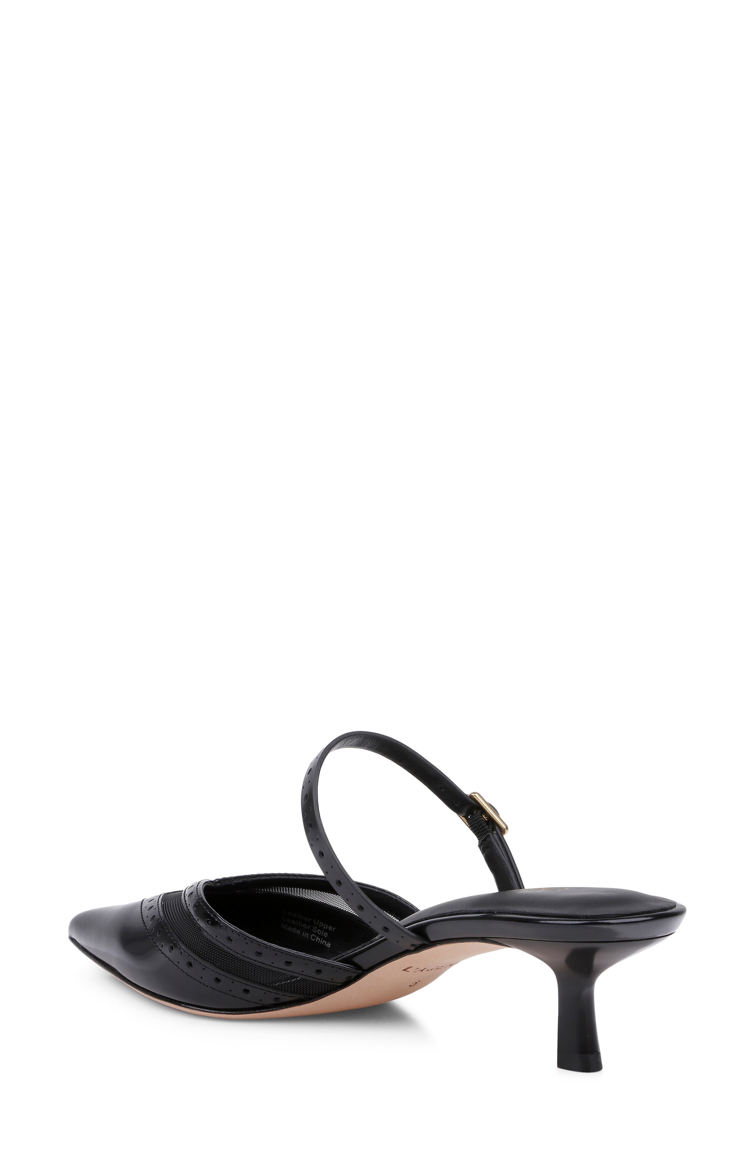 L'AGENCE Shelbie Mule, Alternate, color, Black Leather