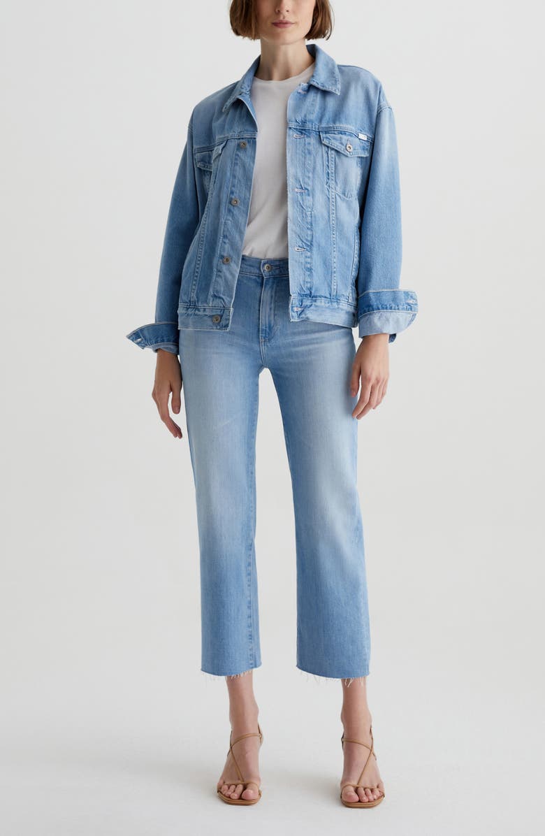 AG Brinley High Waist Straight Crop Jeans, Alternate, color, Dana Point