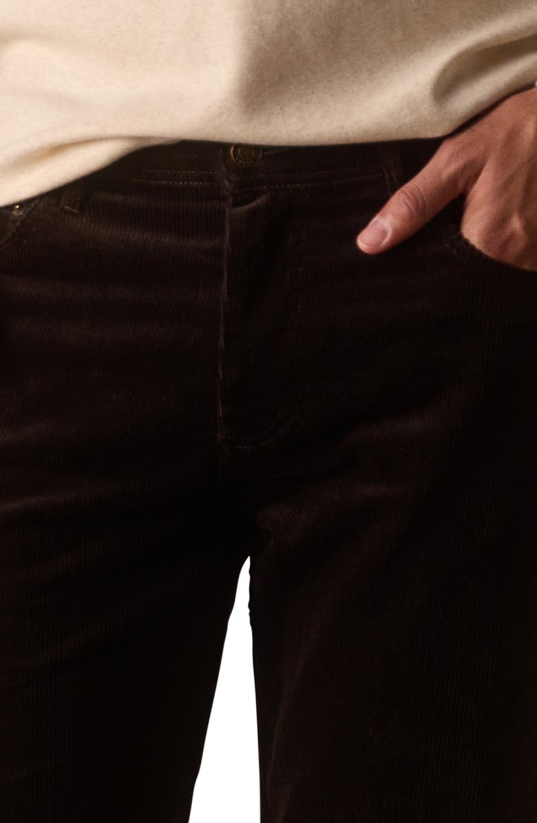 The Normal Brand Stretch Corduroy Five Pocket Pants, Alternate, color, Dark Brown