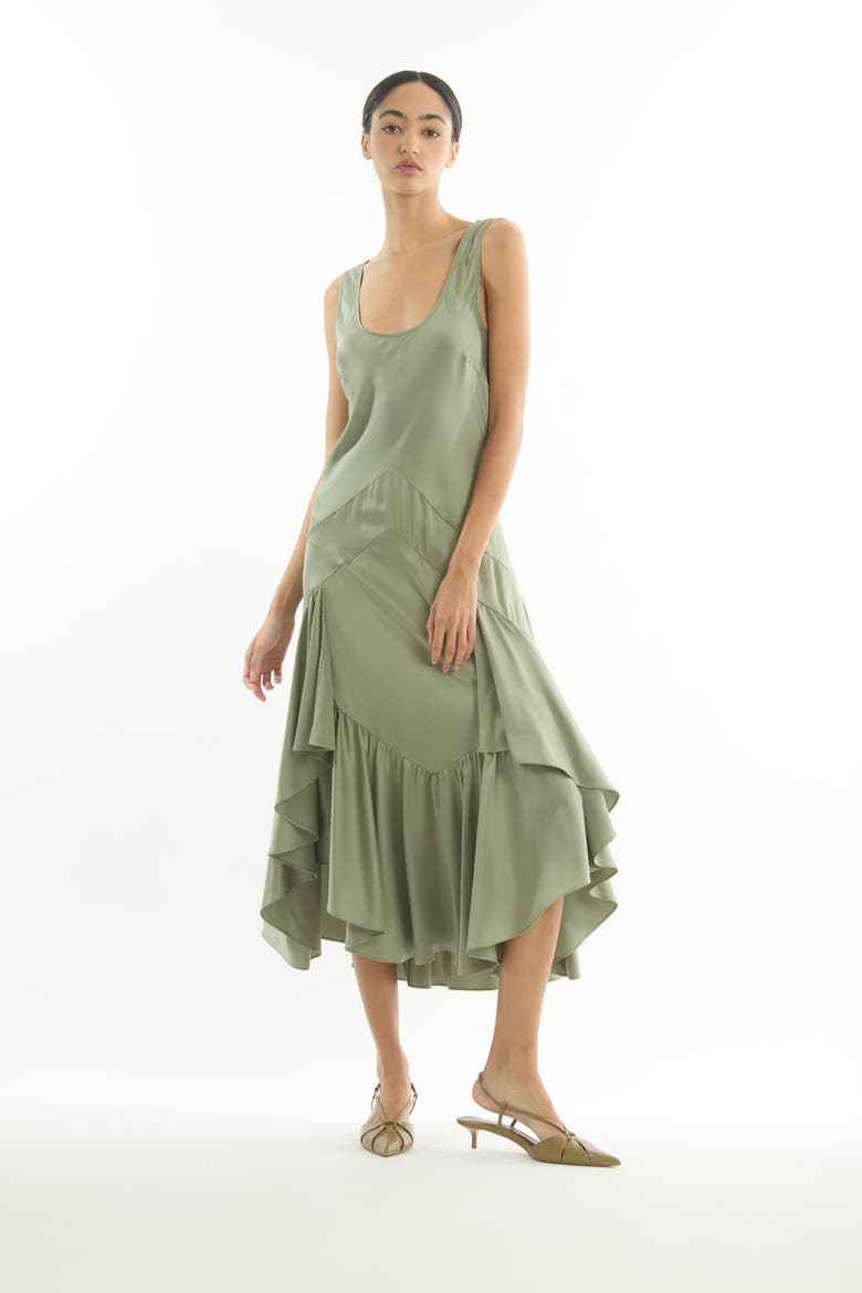 Evelyn Dress, Alternate, color, Laurel Green
