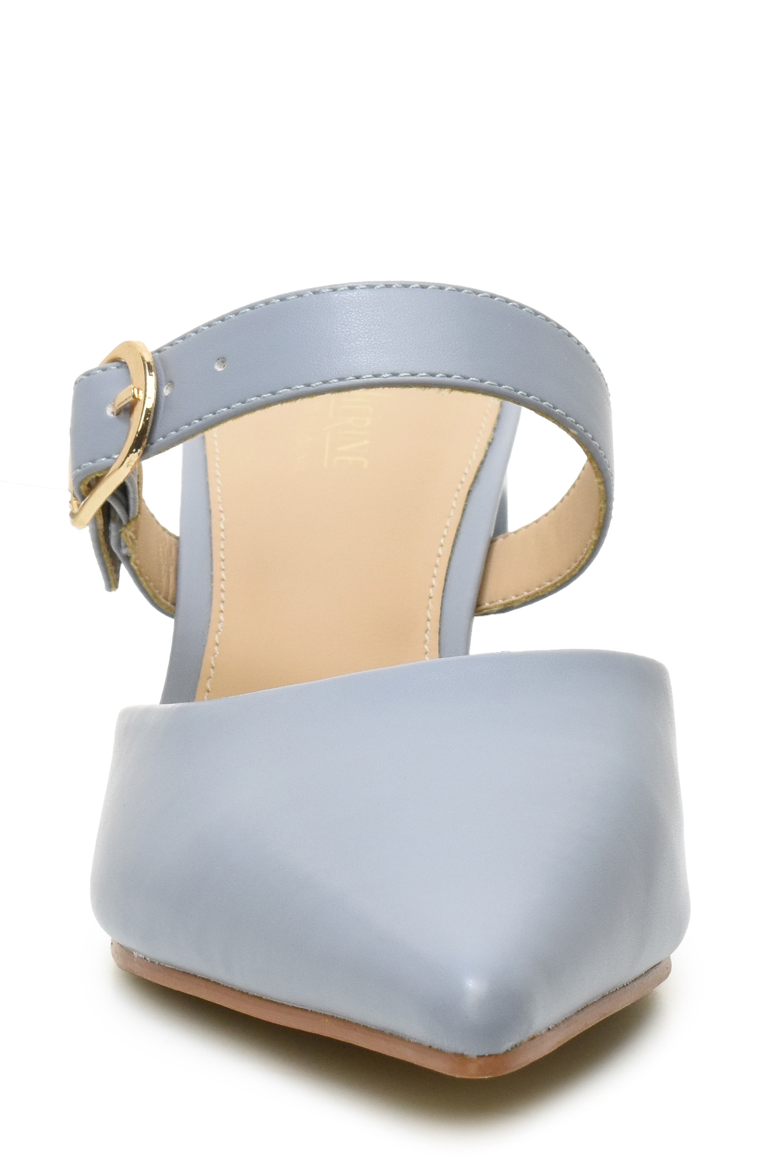 Catherine Catherine Malandrino Belky Buckle Mule Pump, Alternate, color, Dusty Blue