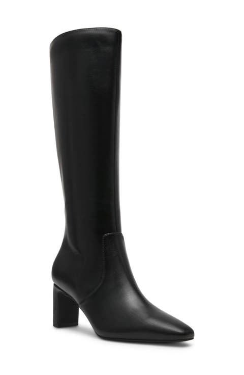 Corbin Knee High Faux Leather Boot