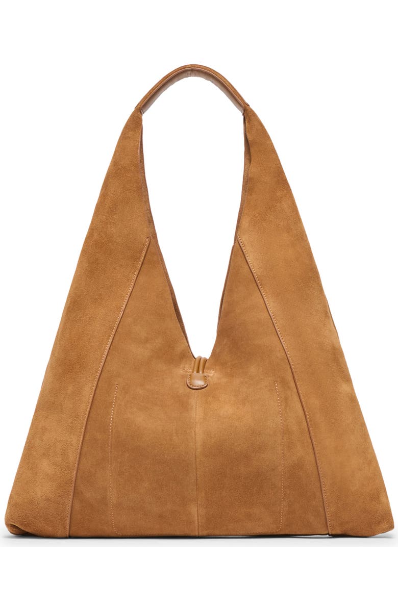 Dolce Vita Malin Suede Hobo Bag, Alternate, color, Pecan