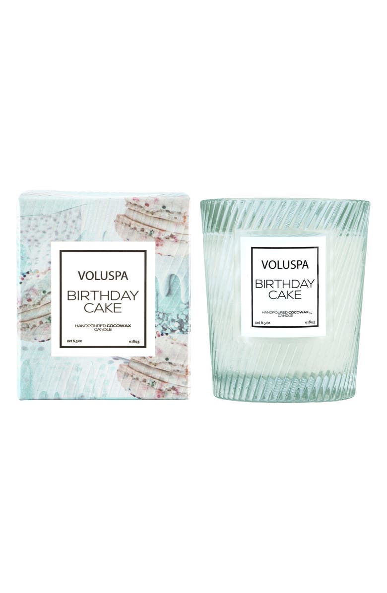 Voluspa Macaron Classic Textured Glass Candle, Alternate, color, 