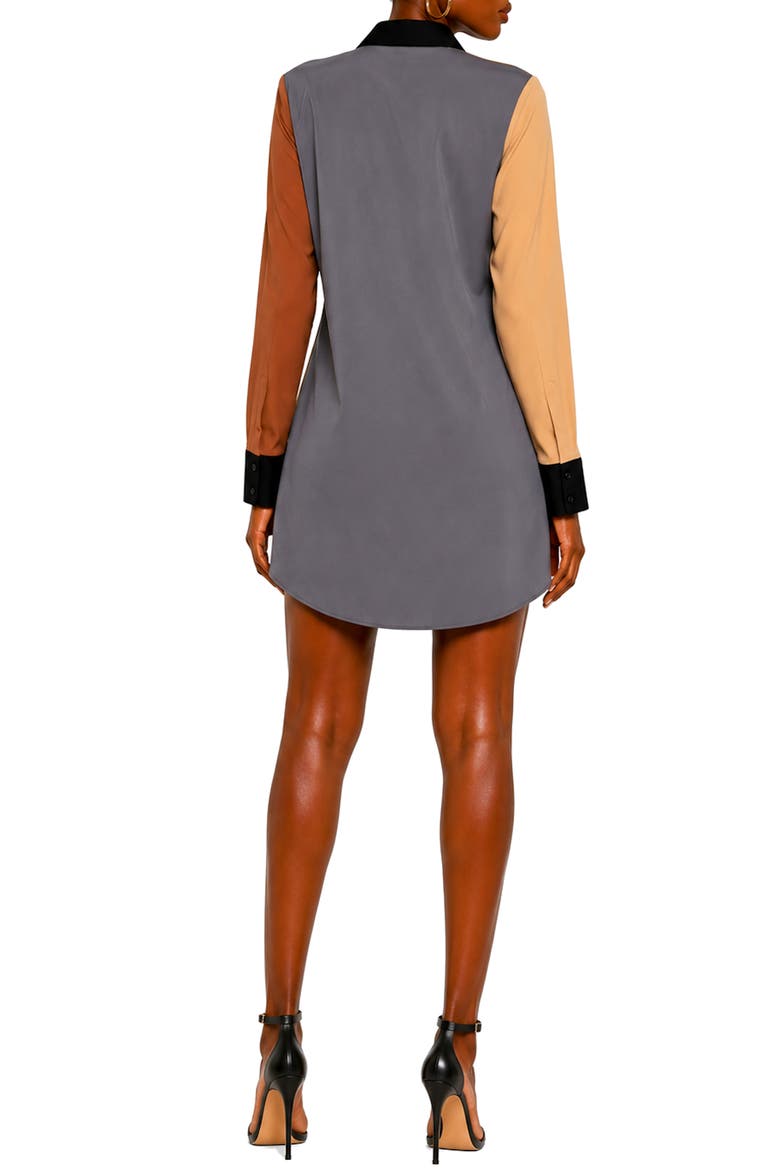 Multi Shirtdress, Alternate, color, BLACK MULTI