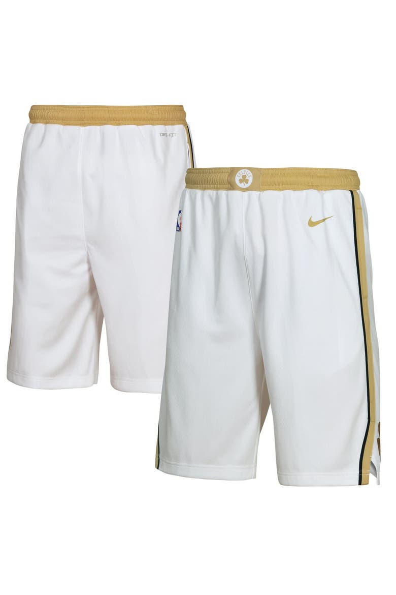 Youth Nike White Boston Celtics 2025/26 City Edition Swingman Performance Shorts, Main, color, White