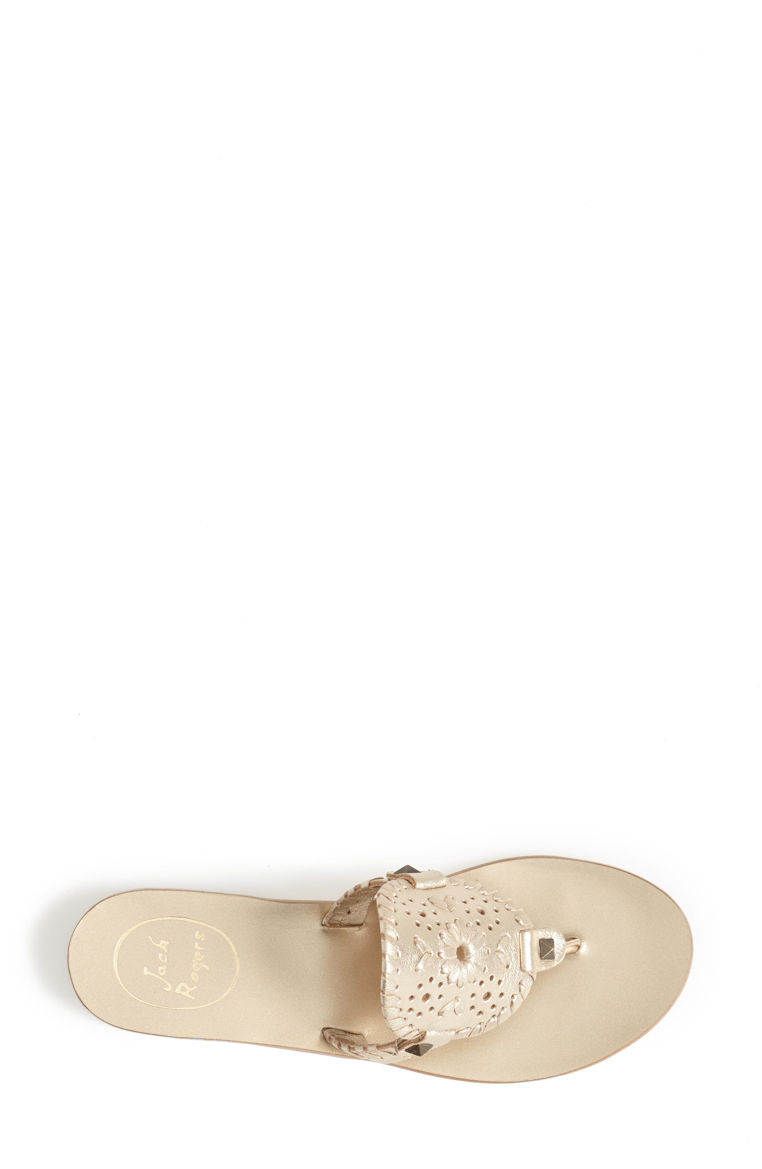 'Georgica' Sandals, Alternate, color, PLATINUM