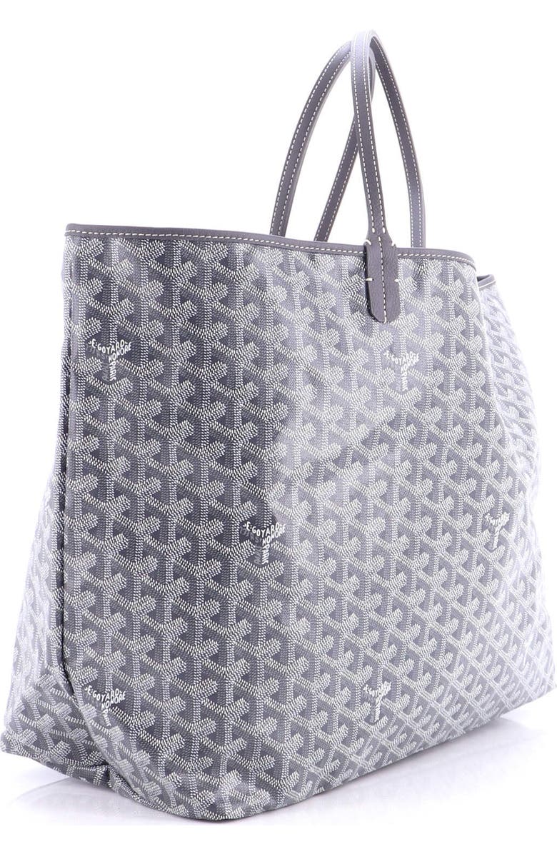 Pre-Owned Goyard Saint Louis Tote Coated Canvas GM, Alternate, color, Gray