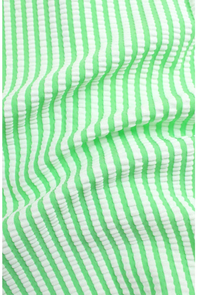Spring Seersucker Two-Piece Swimsuit, Alternate, color, GREEN