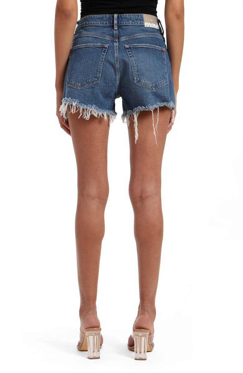Mavi Jeans Rosie High Waist Cutoff Denim Shorts, Alternate, color,
