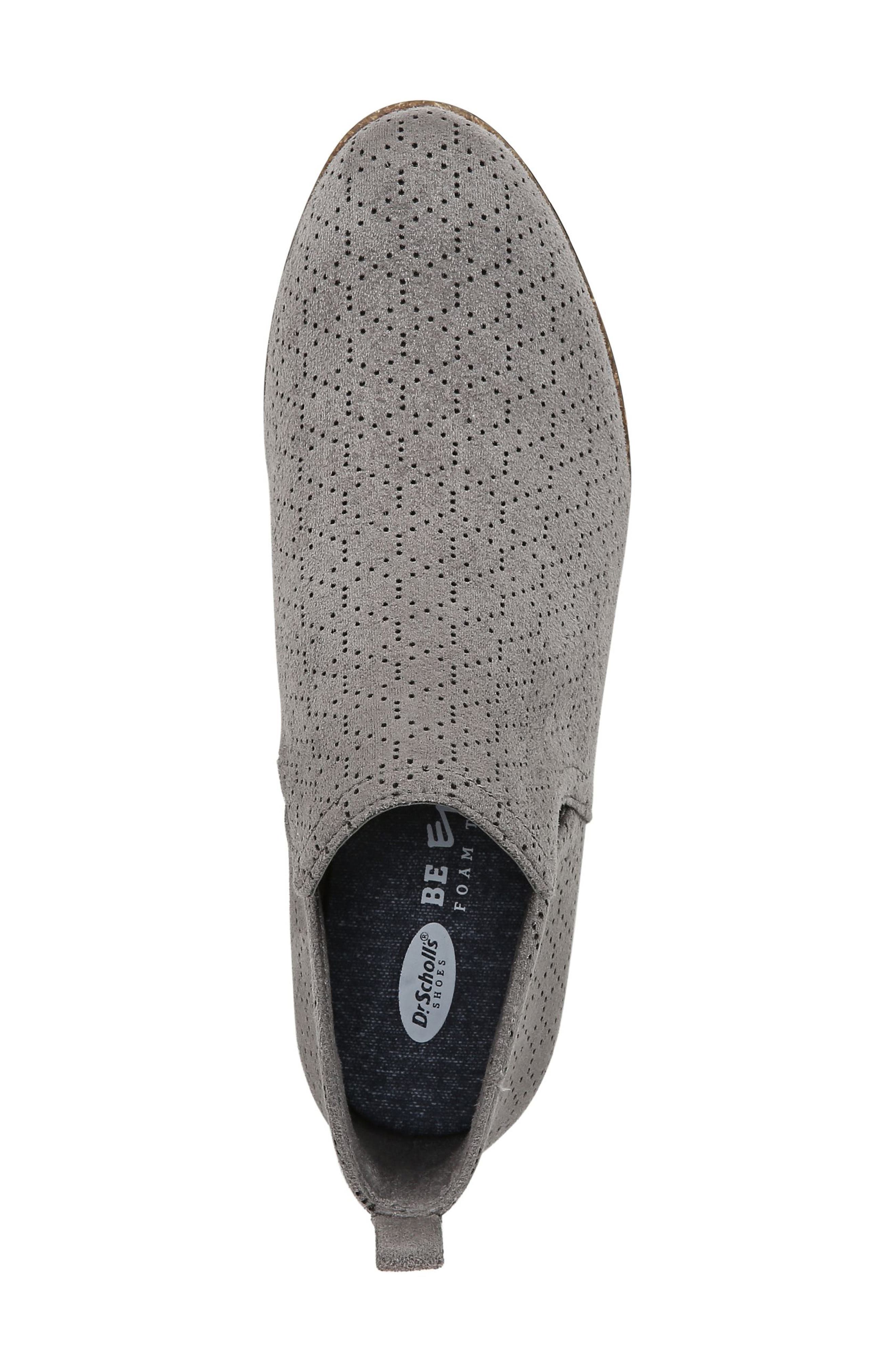 Dr. Scholl's Rate Perforated Bootie, Alternate, color, Dark Shadow Perforated Fabric