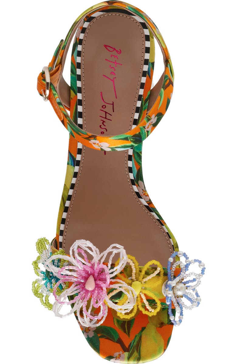 Betsey Johnson Cinthia Sandal, Alternate, color, Yellow Multi