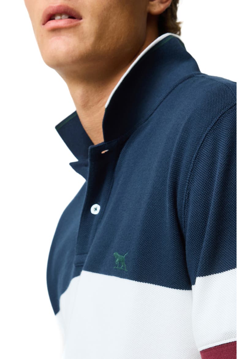 Homebay Sports Fit Colorblock Cotton Piqué Polo, Alternate, color, OXBLOOD