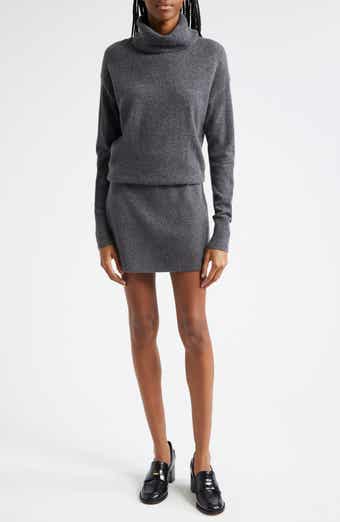 Veronica Beard Cassidy Long Sleeve Turtleneck Wool & Cashmere Sweater Dress