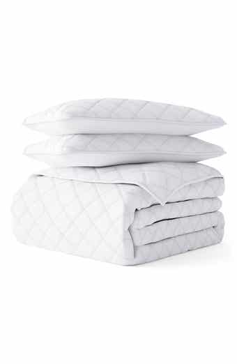 All Season Diamond Stitch 3-Piece Down Alternative Quilt Set