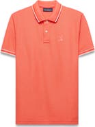 Psycho Bunny Brad Tipped Cotton Piqué Polo