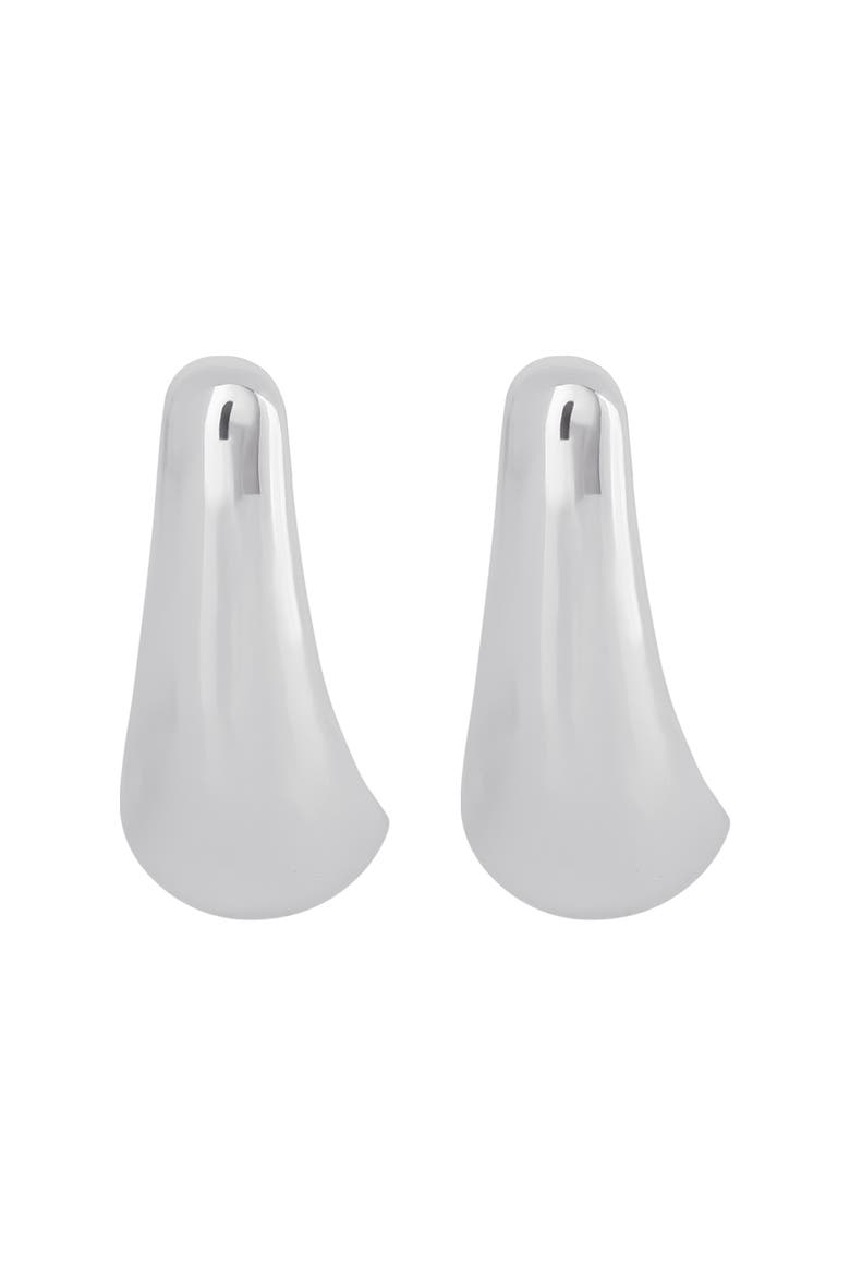 Drop Stud Earrings, Main, color, Silver