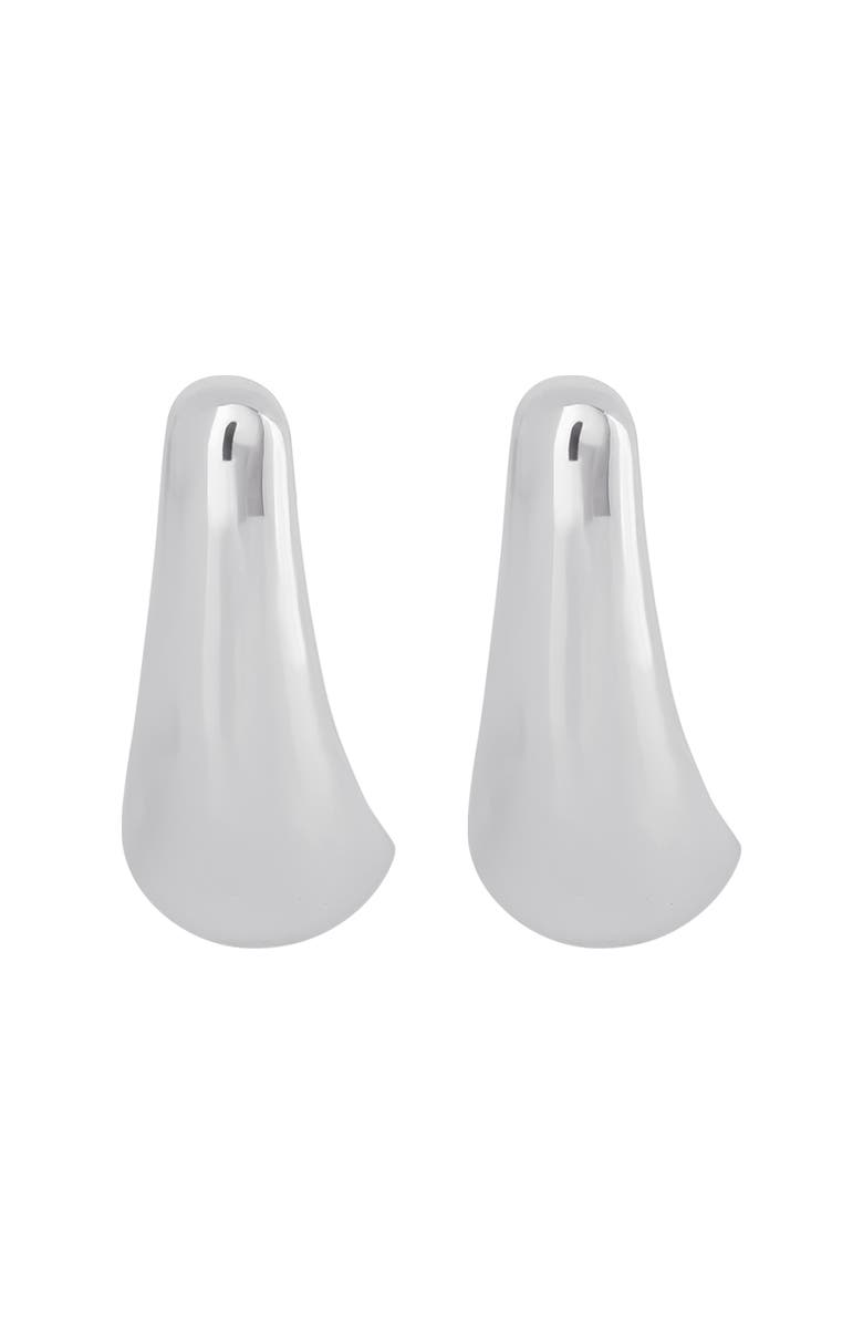 Jessica Simpson Drop Stud Earrings, Main, color, Silver