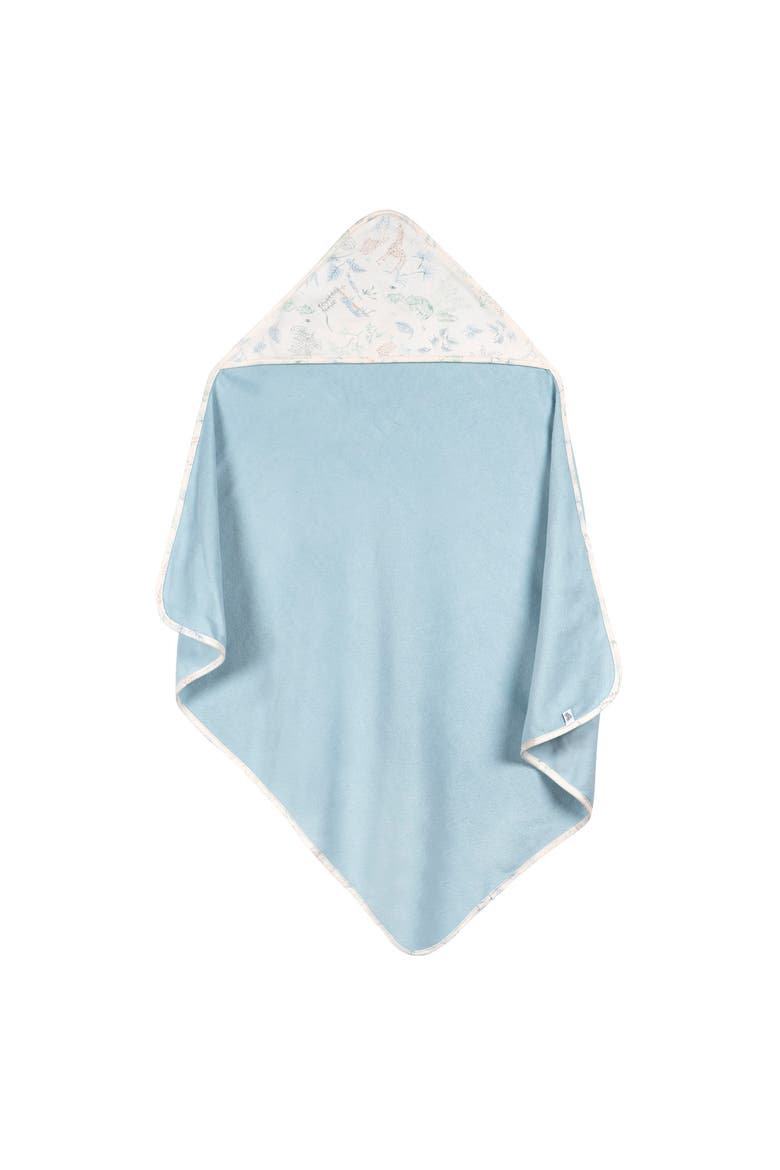 Hooded Towels Set, One Size, Alternate, color, Soft Blue Tones