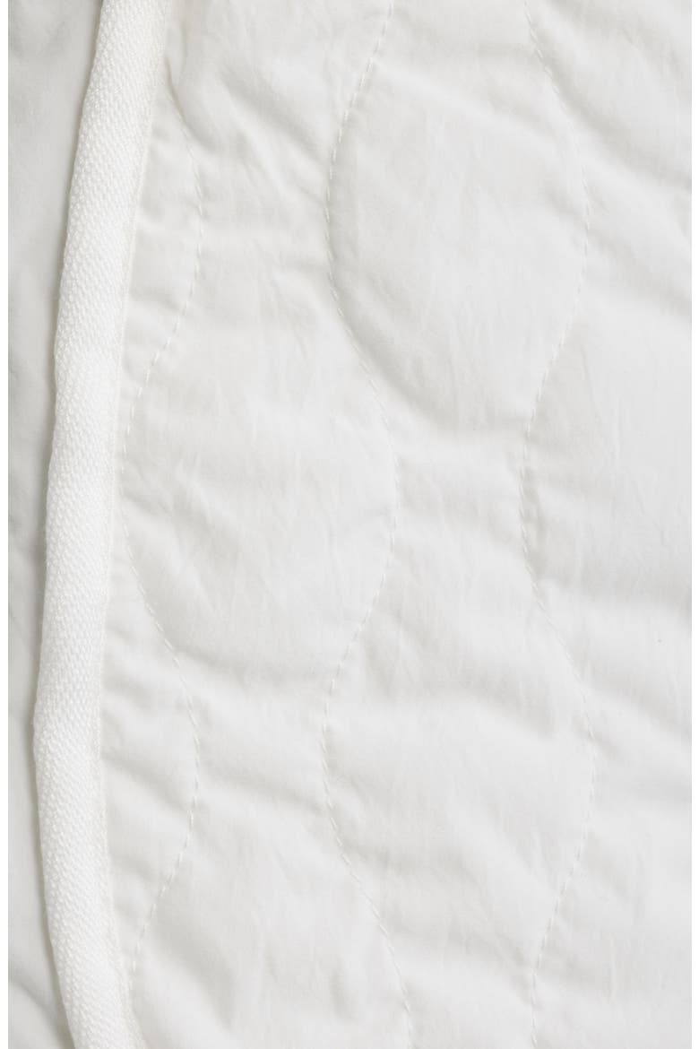 Fara Water Resistant Quilted Jacket, Alternate, color, OFF WHITE