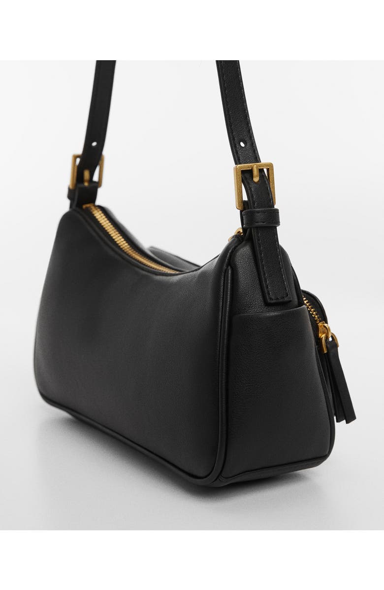 MANGO Faux Leather Shoulder Bag, Alternate, color,