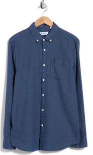 Original Penguin Long Sleeve Lightly Brushed Dobby Shirt