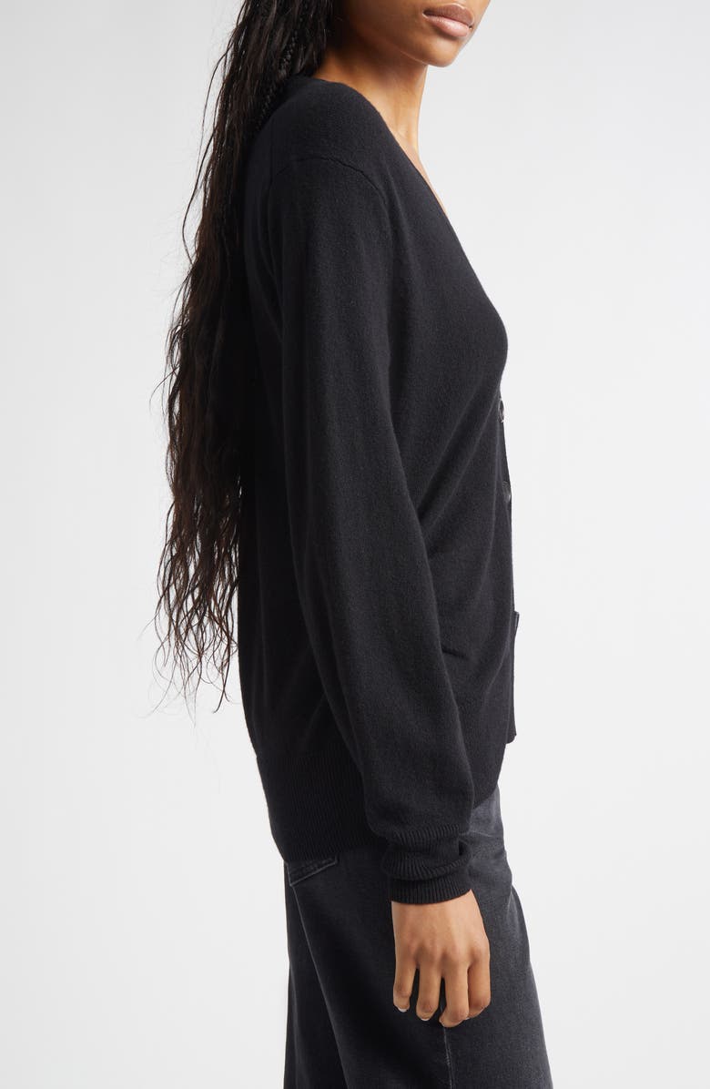 Veronica Beard Lamotte Cashmere Cardigan, Alternate, color, Black