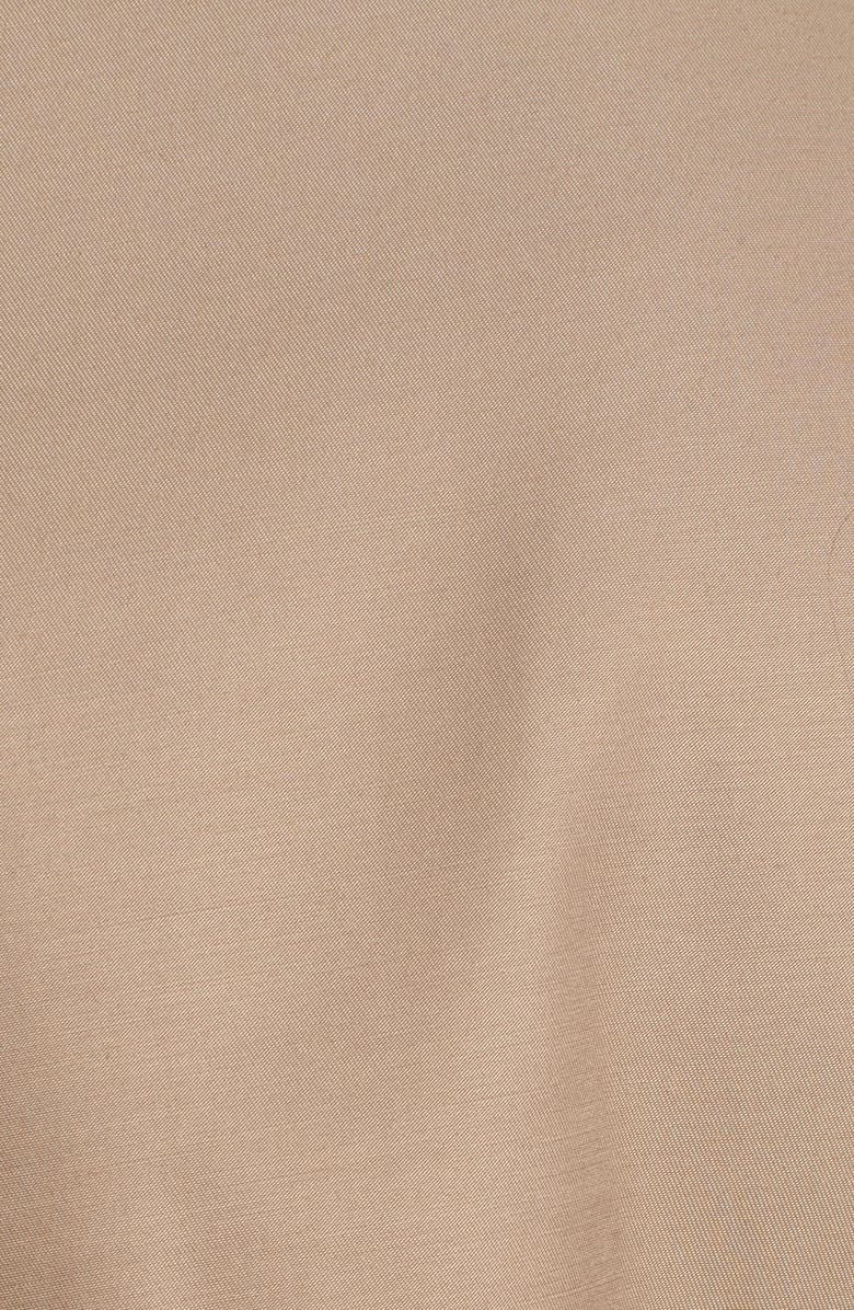 Lauren Ralph Lauren Faux Leather Trim Trench Coat, Alternate, color,