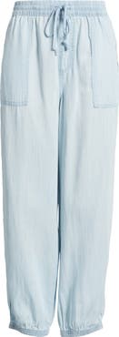 beachlunchlounge Andi Chambray Drawstring Joggers