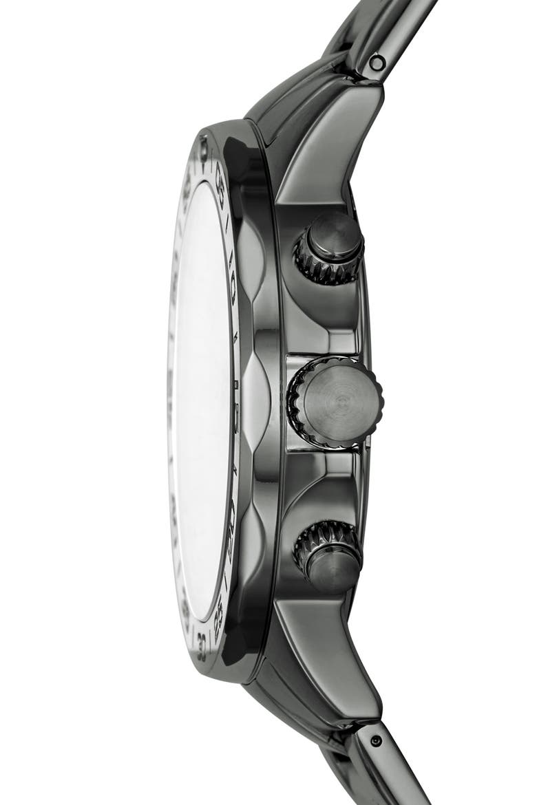Bannon Multifunction Bracelet Watch, 45mm, Alternate, color, SMOKE