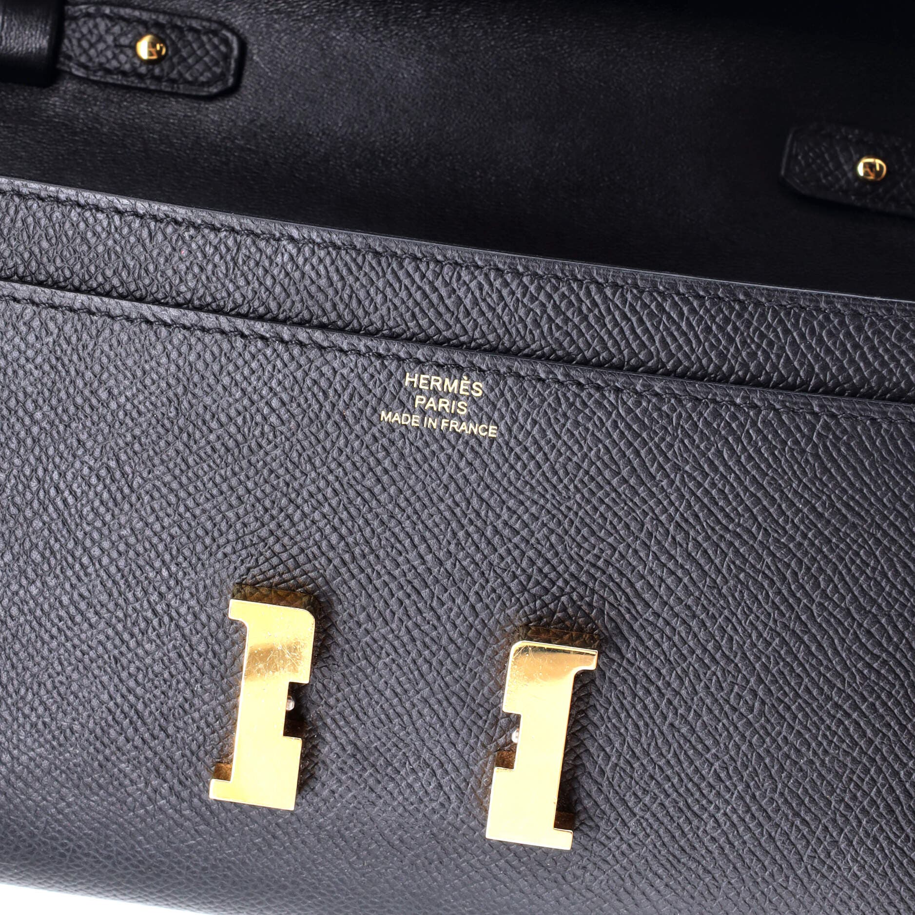 Pre-Owned Hermes Constance To Go Wallet Epsom, Alternate, color, 