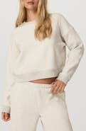 Vuori Restore Organic Cotton Blend Crop Sweatshirt
