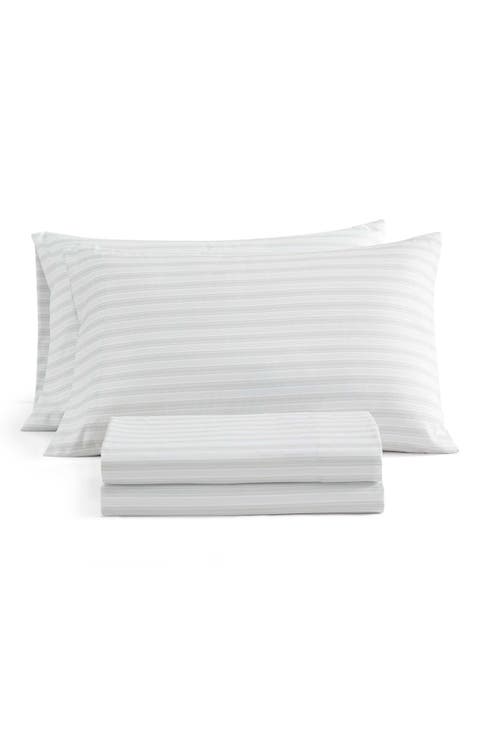 Blooming Stripe Microfiber Sheet Set